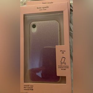 Kate Spade Berry Crush/Lavender￼ iPhone XR Hard Case NEW!